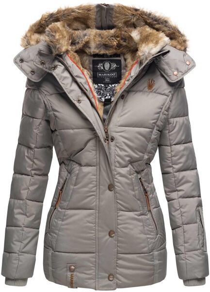 Winter mit und 109,95 Navahoo Wisteriaa Damen Steppjacke Fellkragen, Kapuze €