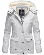 Marikoo Keikoo Ladies Winterjacket B683 White - Spotted Size M - Size 38