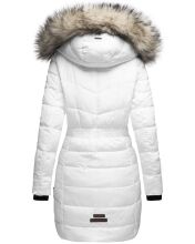 Navahoo Paula Damen Parka Winterjacke warm Gefüttert Weiss Größe XXL - Gr. 44
