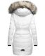 Navahoo Paula Damen Parka Winterjacke warm Gefüttert Weiss Größe XXL - Gr. 44