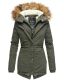 Marikoo Ladies Winterjacket Akira Olive Size S - Size 36