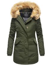 Marikoo Karmaa Damen Parka Winterjacke warm...