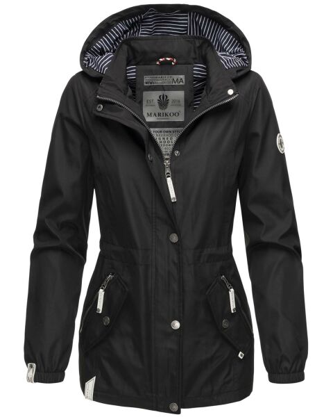 Marikoo Kussmäulchen spring jacket summer jacket Schwarz-Gr.S