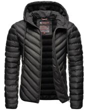 Navahoo Fey-Tun Herren Steppjacke Schwarz-Gr.S