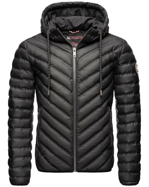 Navahoo Fey-Tun Herren Steppjacke Schwarz-Gr.M