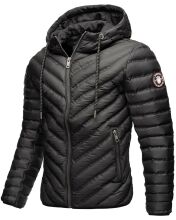 Navahoo Fey-Tun Mens Quilted Jacket B837 Black Size M - Size M