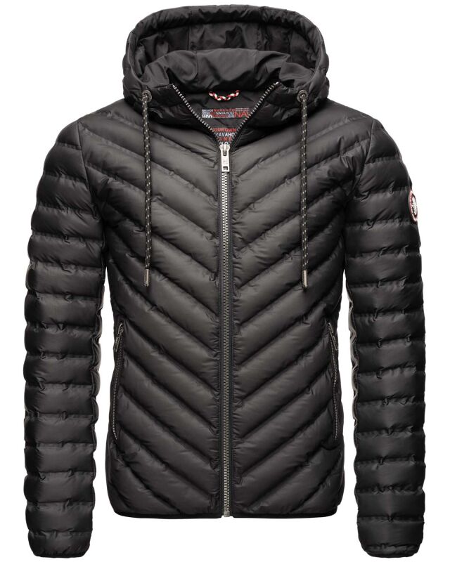 Navahoo Fey-Tun Herren Steppjacke Schwarz-Gr.L