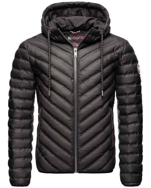 Navahoo Fey-Tun Mens Quilted Jacket B837 Black Size XXXL - Size 3XL