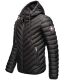 Navahoo Fey-Tun Mens Quilted Jacket B837 Black Size XXXL - Size 3XL