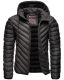 Navahoo Fey-Tun Mens Quilted Jacket B837 Black Size XXXL - Size 3XL