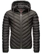 Navahoo Fey-Tun Mens Quilted Jacket B837 Anthracite Size...