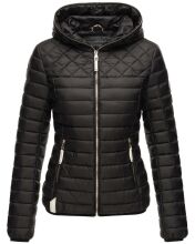 Navahoo ich bin hübsch Damen Jacke Steppjacke Übergangsjacke Schwarz-Gr.M