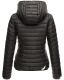 Navahoo ich bin hübsch Damen Jacke Steppjacke Übergangsjacke Schwarz-Gr.XL