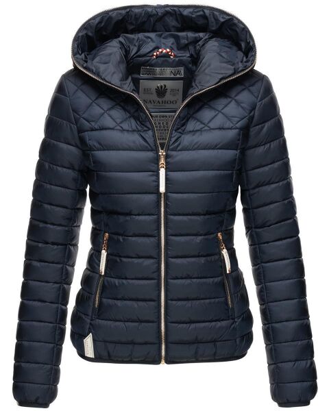 Navahoo ich bin hübsch Damen Jacke Steppjacke Übergangsjacke Navy-Gr.XS