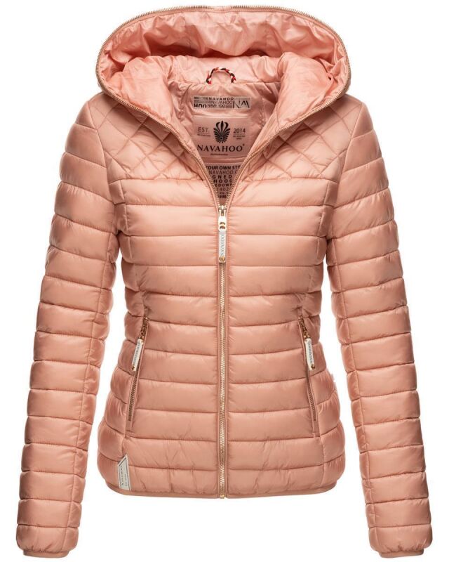 Navahoo ich bin hübsch Damen Jacke Steppjacke Übergangsjacke Rose - Rosé