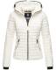 Navahoo Ladies Jacket Quilted Jacket Transition Jacket Quilted Kimuk NEW B348 White - Offwhite Size M - Size 38