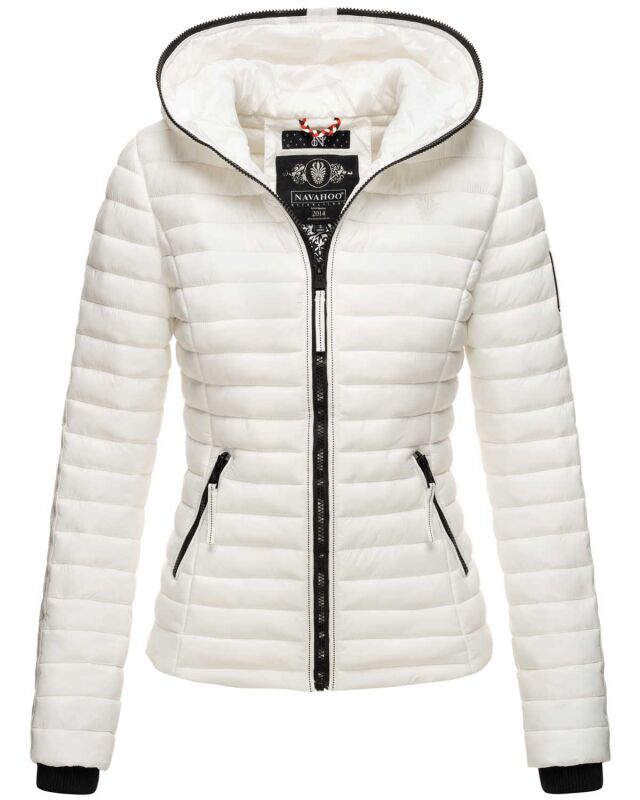 Navahoo Kimuk Princess leichte Damen Steppjacke Weiss Gr&ouml;&szlig;e XL - Gr. 42