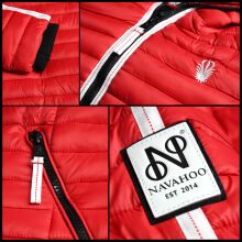 Navahoo Kimuk Princess leichte Damen Steppjacke Weiss Gr&ouml;&szlig;e XL - Gr. 42