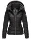 Marikoo Löwenbaby Damen Steppjacke Schoko Schwarz-Gr.XS