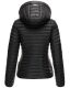 Marikoo Löwenbaby Damen Steppjacke Schoko Schwarz-Gr.XS