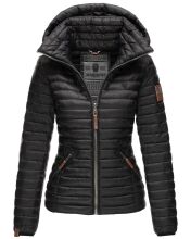 Marikoo Löwenbaby Damen Steppjacke Schoko Schwarz-Gr.S