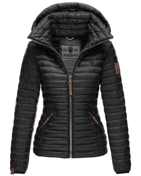 Marikoo Löwenbaby ladies quilted jacket - Black-Gr.M