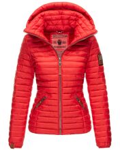 Marikoo Löwenbaby Damen Steppjacke Schoko Rot-Gr.S