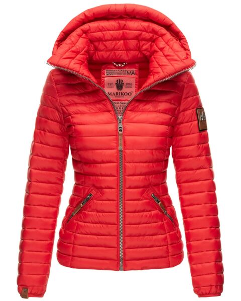 Marikoo Löwenbaby ladies quilted jacket - Red-Gr.M