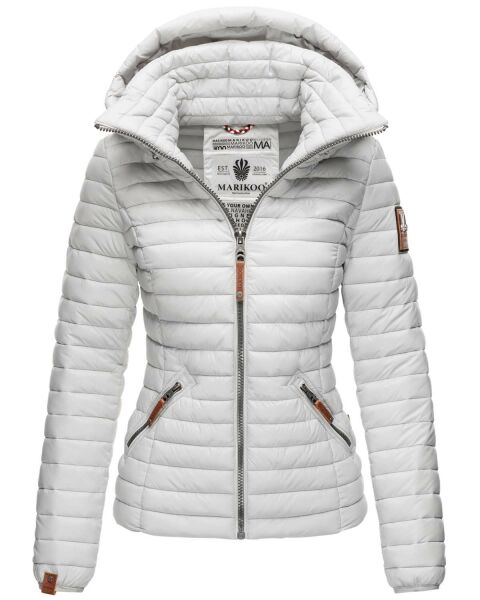 Marikoo Löwenbaby ladies quilted jacket - Brightgray-Gr.XS
