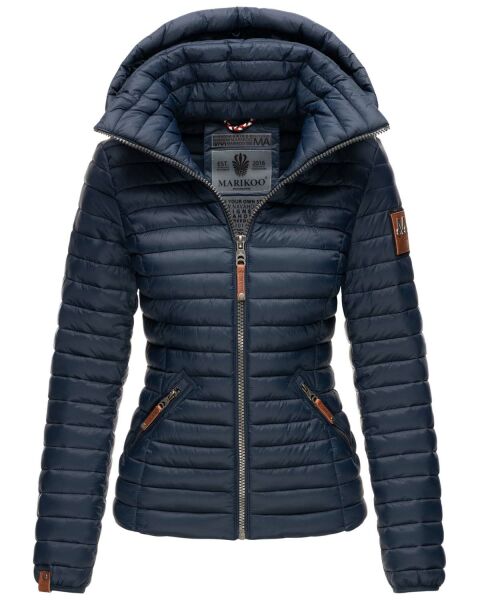 Marikoo Löwenbaby Damen Steppjacke Schoko Navy-Gr.S