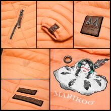 Marikoo Löwenbaby Damen Steppjacke Altrosa-Gr.M