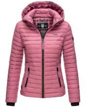Marikoo Samtpfote leichte Damen Steppjacke Altrosa Gr&ouml;&szlig;e XS - Gr. 34