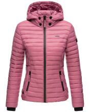 Marikoo Samtpfote leichte Damen Steppjacke Altrosa Gr&ouml;&szlig;e XS - Gr. 34