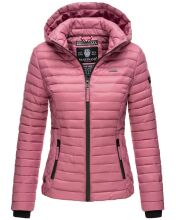 Marikoo Samtpfote leichte Damen Steppjacke Altrosa Größe S - Gr. 36