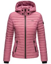 Marikoo Samtpfote leichte Damen Steppjacke Altrosa Größe S - Gr. 36