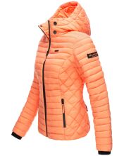 Marikoo Samtpfote lightweight ladies quilted jacket Hell Orange Größe XS - Gr. 34