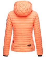 Marikoo Samtpfote lightweight ladies quilted jacket Hell Orange Größe XS - Gr. 34
