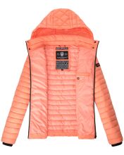 Marikoo Samtpfote lightweight ladies quilted jacket Hell Orange Größe XS - Gr. 34