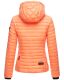 Marikoo Samtpfote lightweight ladies quilted jacket Hell Orange Größe XS - Gr. 34