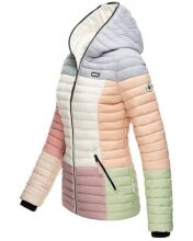 Navahoo Multikulti (multicolor) spring quilted jacket - Pastel-Gr.S