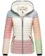 Navahoo Multikulti (multicolor) spring quilted jacket - Pastel-Gr.S