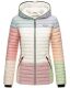 Navahoo Multikulti (multicolor) spring quilted jacket - Pastel-Gr.S