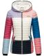 Navahoo Multikulti (multicolor) spring quilted jacket - Dark1-Gr.S