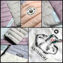 Navahoo Multikulti (multicolor) spring quilted jacket - Dark2-Gr.XS