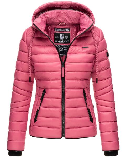 Navahoo Lulana ladies quilted jacket spring jacket Berry Größe S - Gr. 36