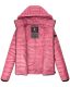 Navahoo Lulana ladies quilted jacket spring jacket Berry Größe S - Gr. 36