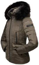 Navahoo Adele Ladies Winter Jacket Warm Lined Teddy Fur Quilted Winterjacket B361 Anthracite Size L - Size 40
