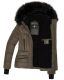 Navahoo Adele Ladies Winter Jacket Warm Lined Teddy Fur Quilted Winterjacket B361 Anthracite Size L - Size 40