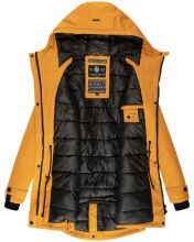 Navahoo Avrille Damen Parka Winterjacke mit Kapuze Gelb Größe S - Gr. 36