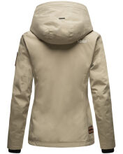 Marikoo Erdbeere Damen Übergangsjacke leicht gefüttert mit Kapuze Grau Größe XS - Gr. 34